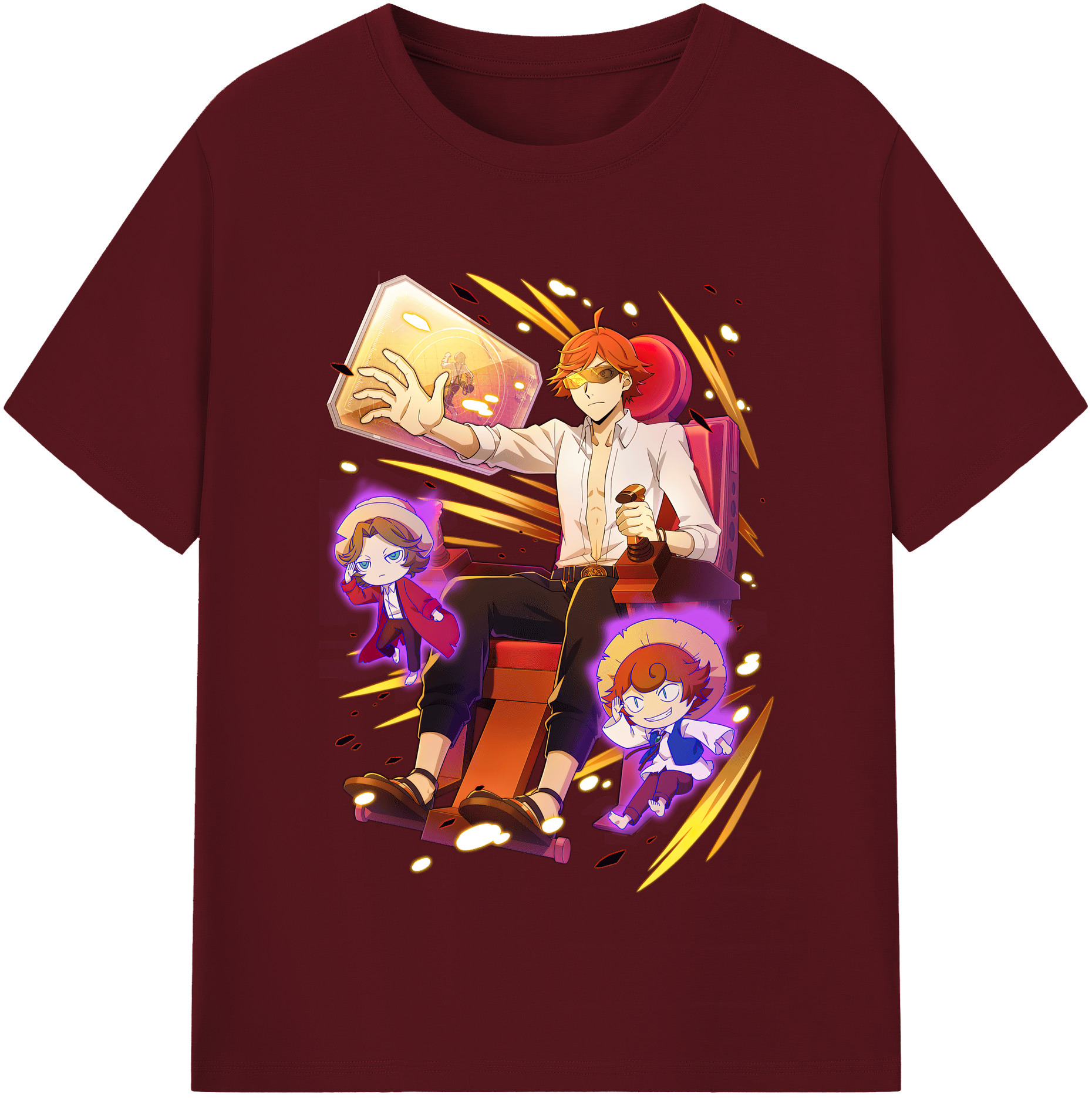 （画像用） 文豪ストレイドッグス Bungo Stray Dogs 綿100％半袖Tシャツ（フロントプリント）